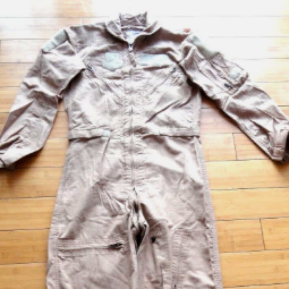 34FR SUMMER FIRE RESIST CWU-27P FLYERS COVERALLS TYPE I 380 FLIGHT SUIT LD 4925